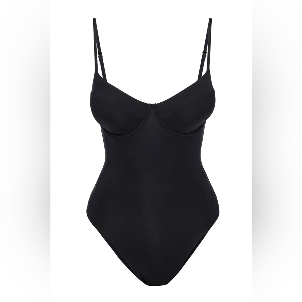 Monday Swimwear Maui Black One Piece Swimsuit